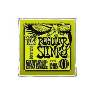 Ernie Ball EB2221 Regular Slinky Gitarrensaiten 5er Pack 