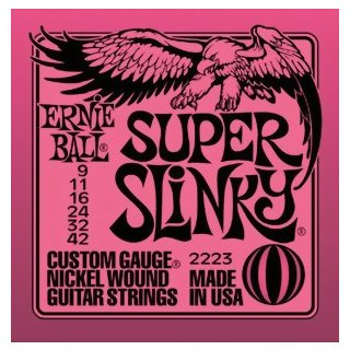 Ernie Ball EB 2223 Super Slinky Gitarrensaiten 5er Pack