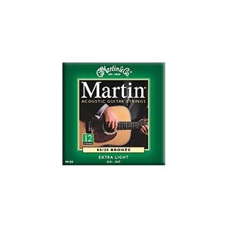 Martin M-180 Saiten f&uuml;r 12-Saitige Westerngitarre 3er Pack