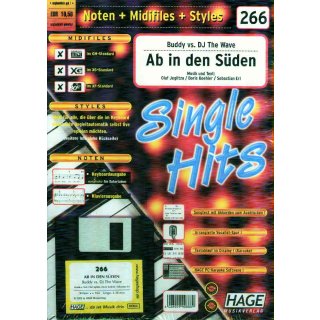 Hage Midifiles Noten Styles Buddy vs. DJ The Wave Ab in den S&uuml;den