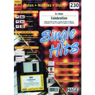 Hage Midifiles Noten Styles DJ Bobo Celebration