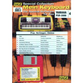Hage Midifiles Special Collection Mein Keyboard f&uuml;r YAMAHA PSR-2000 4