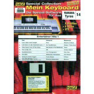 Hage Midifiles Special Collection Mein Keyboard f&uuml;r YAMAHA Tyros