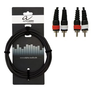 Alpha Audio twin cable 2x RCA 1,5 m