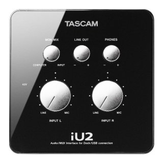 Tascam iU2 Audio/MIDI-Interface f&uuml;r mobile Aufnahmen